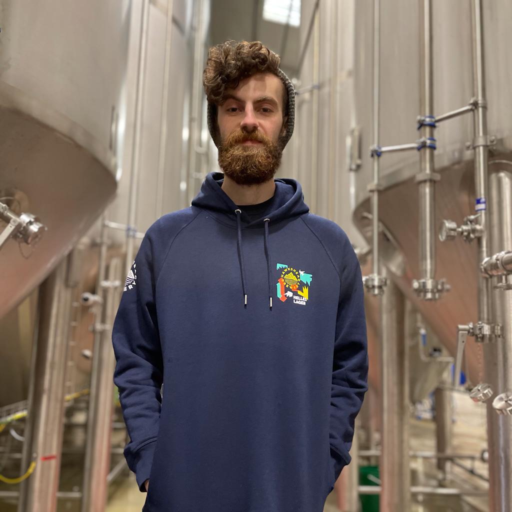 Hawkshead Brewery - Navy Pullover Helles Hoodie