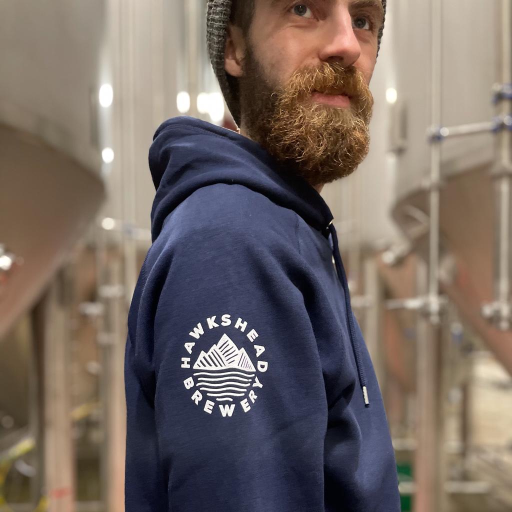 Hawkshead Brewery - Navy Pullover Helles Hoodie